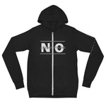 NO ASSUMPTIONS Unisex zip hoodie