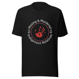 Missing and Murdered Indigenous Relatives Red Hand Unisex Crew neck t-shirt