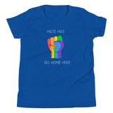 Hate Has No Home Here Youth Short Sleeve T-Shirt